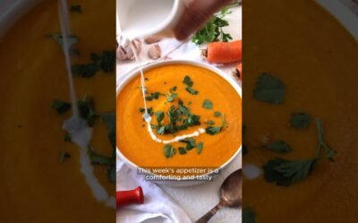 Easy Carrot Ginger Soup (one-pot meal)