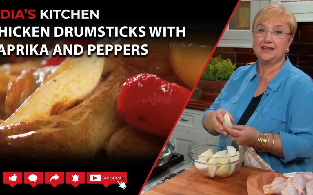 Chicken Drumsticks with Peppers and Paprika