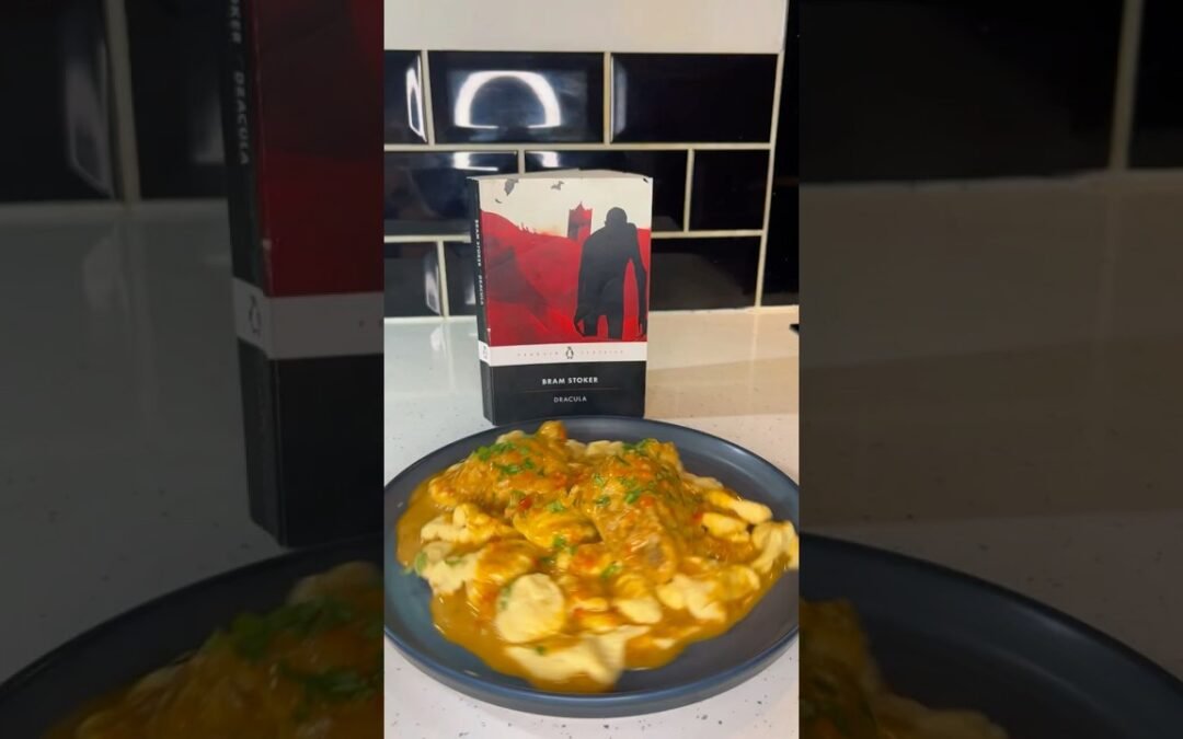 Paprika Hendl & Nokedli straight from Dracula! Chicken, dumplings, and paprika goodness #PageToPlate