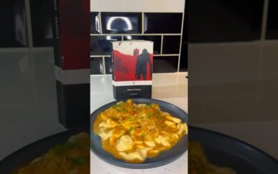 Paprika Hendl & Nokedli straight from Dracula! Chicken, dumplings, and paprika goodness #PageToPlate