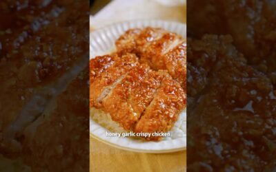 Easy Lazy Hoeny Garlic Crispy Chicken so good you have to try it!