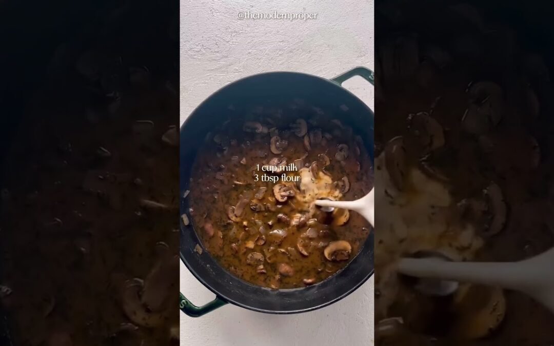 Hungarian Mushroom Soup @themodernproper #mushroomsoup #recipe