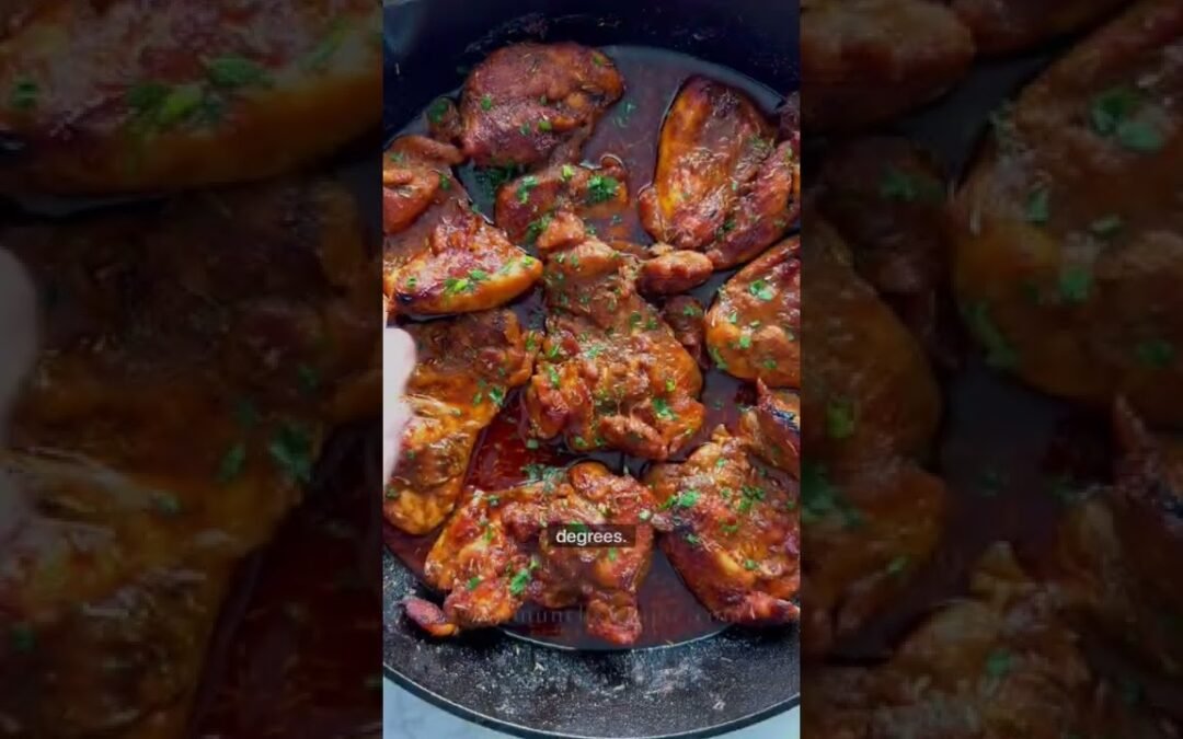 30-min Oven Baked Chicken Thighs Recipe