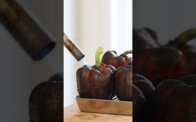 Smoked bell pepper emulsion recipe! Fine dining cooking