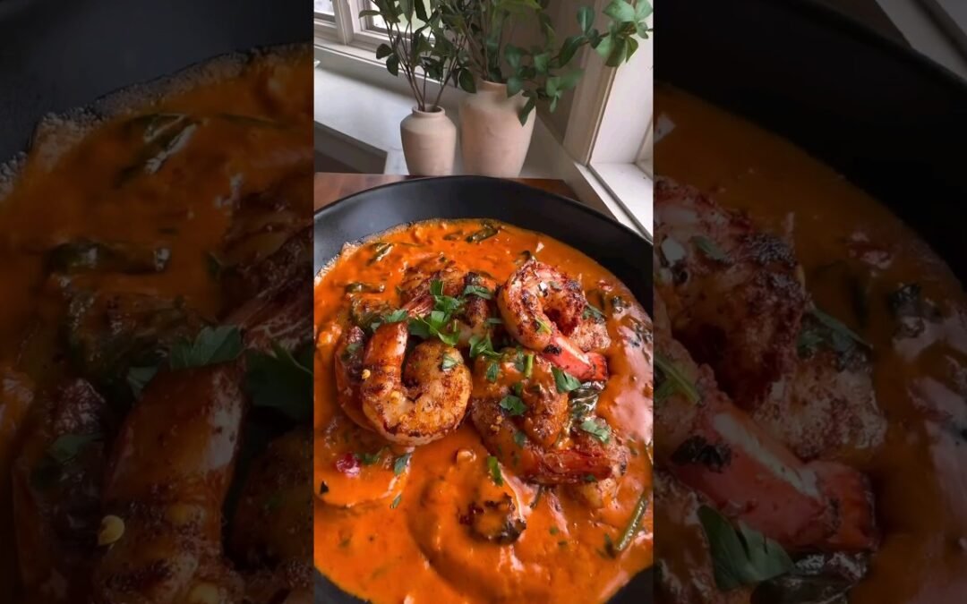 How to Make Creamy Paprika Shrimp | Easy Recipe.