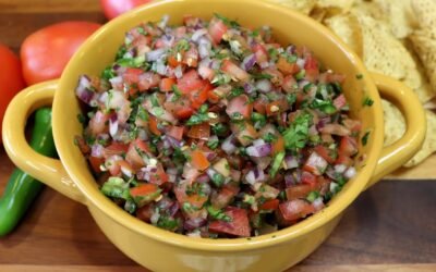 Authentic Homemade Mexican Pico de Gallo Easy Short Salsa Recipe #shorts