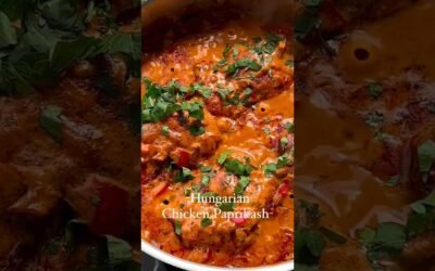 HUNGARIAN CHICKEN PAPRIKASK #food #cooking #chicken