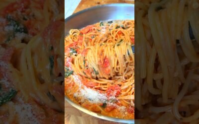 Irresistible One Pan Tomato Pasta Magic!