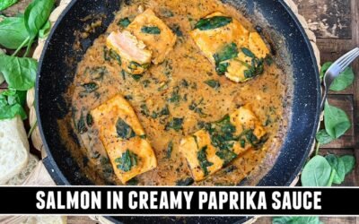Salmon in Creamy Paprika Sauce | INSANELY Delicious 20 minute Recipe