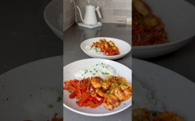 Smoked Paprika Shrimp Rice Bowls #shrimp #shorts #ricebowls #healthyrecipes #bayarea #glutenfree