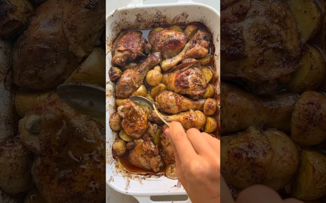 One Pan Chicken & Potatoes | FeelGoodFoodie