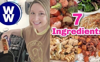 WEIGHT WATCHERS RECIPES 5 Easy Meals with ONLY 7 Ingredients! Calories, Points & Protein