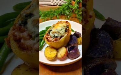 Healthy High-Protein Stuffed Peppers | Easy Dinner Recipe