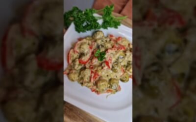 Savor the Flavor: Creamy Paprika Sauce for Brussels Sprouts | Easy Gourmet Recipe! #foodblogger