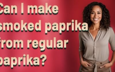 Can I make smoked paprika from regular paprika?