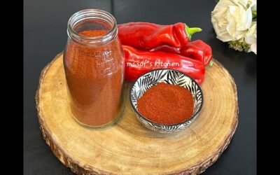 How To Make Sweet Smoked Paprika At Home// Homemade Paprika Powder @MasofsKitchen