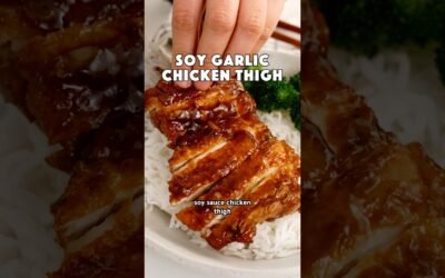 Easy 20-Minute Soy Sauce Chicken Thigh Recipe #chickenrecipe #dinnerideas