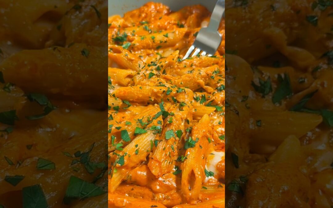 Silky Smoked Paprika & Cream Pasta #cheesepasta #pasta #cooking